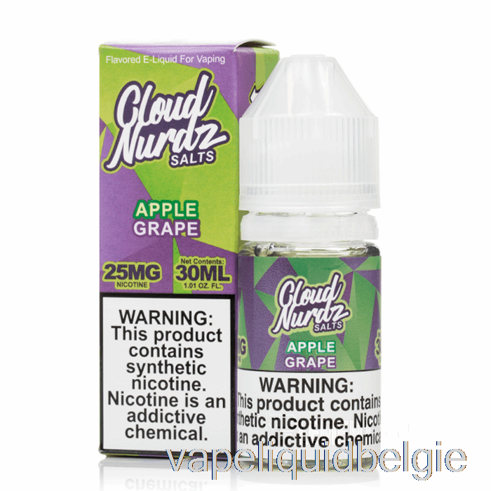 Vape Smaken Appeldruif - Cloud Nurdz-zouten - 30ml 50mg